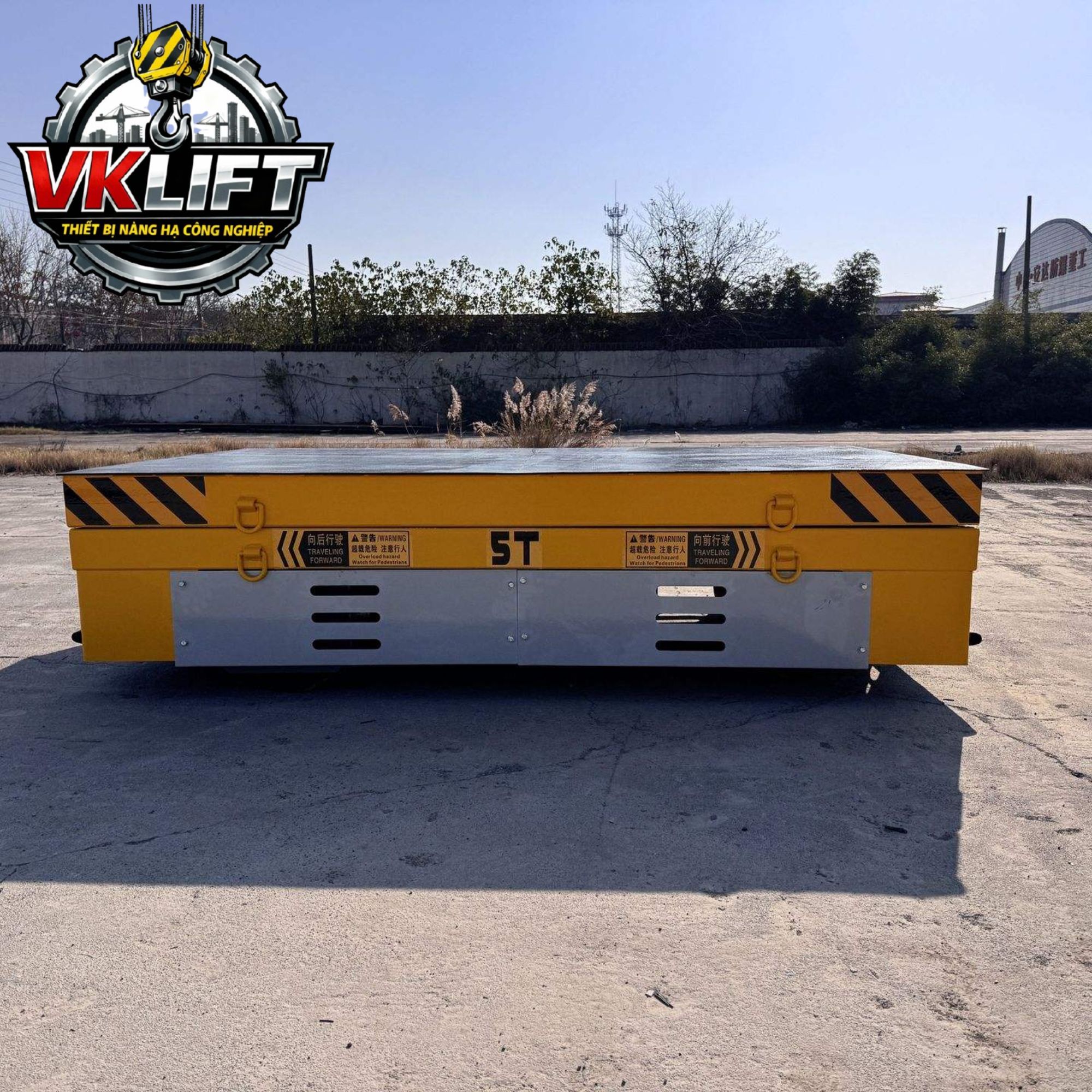 Xe goòng chở thép ống - Tải trọng xe goòng 10 Tấn